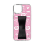 スリムプロテクションケース - STAND & RING RIBBON Black［ エスターバニー - Pattern ］