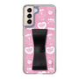 スリムプロテクションケース - STAND & RING RIBBON Black［ エスターバニー - Pattern ］