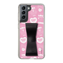 スリムプロテクションケース - STAND & RING RIBBON Black［ エスターバニー - Pattern ］