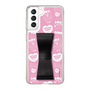 スリムプロテクションケース - STAND & RING RIBBON Black［ エスターバニー - Pattern ］
