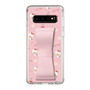 スリムプロテクションケース - STAND & RING RIBBON Sakura Pink［ ハローキティ - リボン - ガーリーフラワー ］