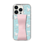 スリムプロテクションケース - STAND & RING RIBBON Sakura Pink［ シナモロール - リボン - ガーリーフラワー ］