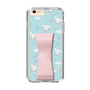 スリムプロテクションケース - STAND & RING RIBBON Sakura Pink［ シナモロール - リボン - ガーリーフラワー ］