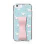 スリムプロテクションケース - STAND & RING RIBBON Sakura Pink［ シナモロール - リボン - ガーリーフラワー ］