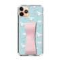 スリムプロテクションケース - STAND & RING RIBBON Sakura Pink［ シナモロール - リボン - ガーリーフラワー ］