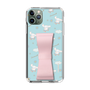 スリムプロテクションケース - STAND & RING RIBBON Sakura Pink［ シナモロール - リボン - ガーリーフラワー ］