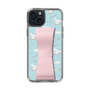スリムプロテクションケース - STAND & RING RIBBON Sakura Pink［ シナモロール - リボン - ガーリーフラワー ］