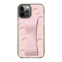 スリムプロテクションケース - STAND & RING RIBBON Sakura Pink［ マイメロディ - リボン - ガーリーフラワー ］