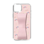 スリムプロテクションケース - STAND & RING RIBBON Sakura Pink［ マイメロディ - リボン - ガーリーフラワー ］