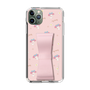 スリムプロテクションケース - STAND & RING RIBBON Sakura Pink［ マイメロディ - リボン - ガーリーフラワー ］