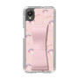 スリムプロテクションケース - STAND & RING RIBBON Sakura Pink［ マイメロディ - リボン - ガーリーフラワー ］