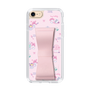 スリムプロテクションケース - STAND & RING RIBBON Sakura Pink［ マイメロディ - リボン - カフェ ］