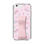 スリムプロテクションケース - STAND & RING RIBBON Sakura Pink［ マイメロディ - リボン - カフェ ］