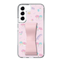 スリムプロテクションケース - STAND & RING RIBBON Sakura Pink［ リトルツインスターズ - リボン - お出かけ ］