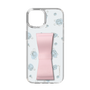 スリムプロテクションケース - STAND & RING RIBBON Sakura Pink［ シナモロール - リボン - ライン ］