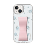 スリムプロテクションケース - STAND & RING RIBBON Sakura Pink［ シナモロール - リボン - ライン ］