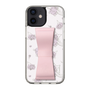 スリムプロテクションケース - STAND & RING RIBBON Sakura Pink［ クロミ - リボン - ライン ］
