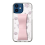 スリムプロテクションケース - STAND & RING RIBBON Sakura Pink［ クロミ - リボン - ライン ］