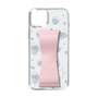 スリムプロテクションケース - STAND & RING RIBBON Sakura Pink［ リトルツインスターズ - リボン - ライン ］