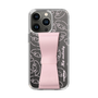 スリムプロテクションケース - STAND & RING RIBBON Sakura Pink［ マイメロディ - リボン - フェイス ］