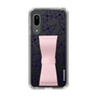 スリムプロテクションケース - STAND & RING RIBBON Sakura Pink［ クロミ - リボン - フェイス ］