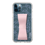 スリムプロテクションケース - STAND & RING RIBBON Sakura Pink［ リトルツインスターズ - リボン - フェイス ］