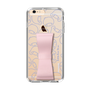 スリムプロテクションケース - STAND & RING RIBBON Sakura Pink［ リトルツインスターズ - リボン - フェイス ］