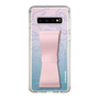 スリムプロテクションケース - STAND & RING RIBBON Sakura Pink［ リトルツインスターズ - リボン - フェイス ］