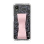 スリムプロテクションケース - STAND & RING RIBBON Sakura Pink［ リトルツインスターズ - リボン - フェイス ］