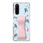 スリムプロテクションケース - STAND & RING RIBBON Sakura Pink［ 初音ミク - リボン - インストルメント - ブルー ］