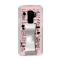 スリムプロテクションケース - STAND & RING RIBBON Silver［ 内藤ルネ - RUNE Girl Retro & Modern - Pink ］