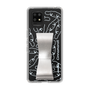 スリムプロテクションケース - STAND & RING RIBBON Silver［ シナモロール - リボン - フェイス ］