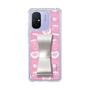 スリムプロテクションケース - STAND & RING RIBBON Silver［ エスターバニー - Pattern ］