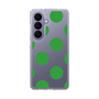 スリムプロテクションケース［ シンプルドット - Green ］
