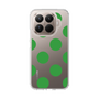 スリムプロテクションケース［ シンプルドット - Green ］