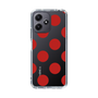スリムプロテクションケース［ シンプルドット - Red ］
