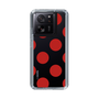 スリムプロテクションケース［ シンプルドット - Red ］