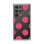 スリムプロテクションケース［ シンプルドット - Pink ］