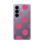 スリムプロテクションケース［ シンプルドット - Pink ］
