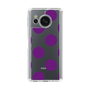 スリムプロテクションケース［ シンプルドット - Purple ］