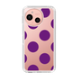 スリムプロテクションケース［ シンプルドット - Purple ］