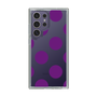スリムプロテクションケース［ シンプルドット - Purple ］