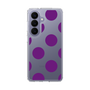 スリムプロテクションケース［ シンプルドット - Purple ］