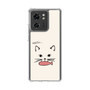 スリムプロテクションケース［ 食いしん坊なねこ - White ］