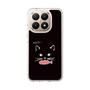 スリムプロテクションケース［ 食いしん坊なねこ - Black ］