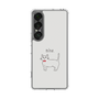 スリムプロテクションケース［ 蝶ネクタイねこ - White ］