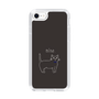 スリムプロテクションケース［ 蝶ネクタイねこ - Black ］