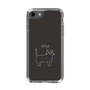 スリムプロテクションケース［ 蝶ネクタイねこ - Black ］