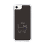 スリムプロテクションケース［ 蝶ネクタイねこ - Black ］