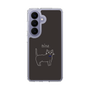 スリムプロテクションケース［ 蝶ネクタイねこ - Black ］